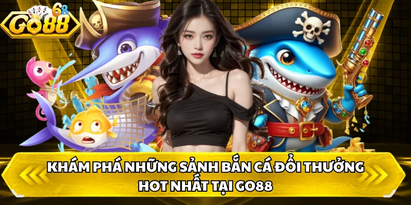 Khám phá những sảnh bắn cá đổi thưởng hot nhất tại GO88